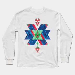 Bohemian Kilim Cross Long Sleeve T-Shirt